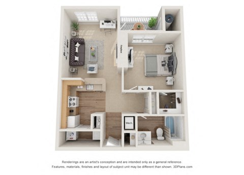 Edison Floor Plan Beacon Place Apartments